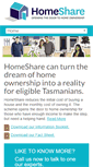 Mobile Screenshot of homesharetas.com.au